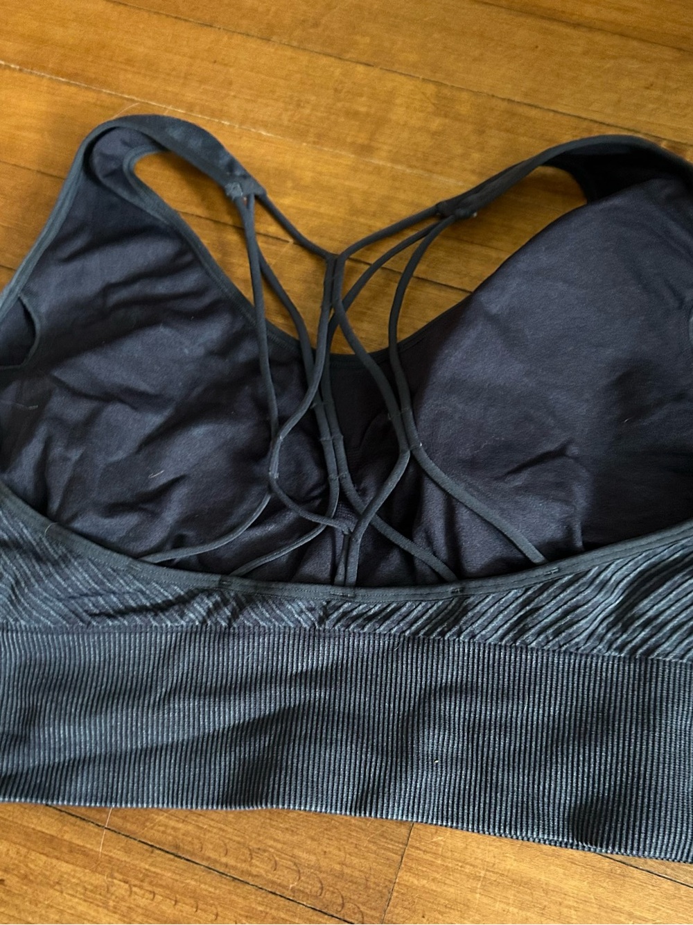 Mono B Set: Ribbed Side Seamless Leggings and Sports Bra size large - Picture 5 of 6